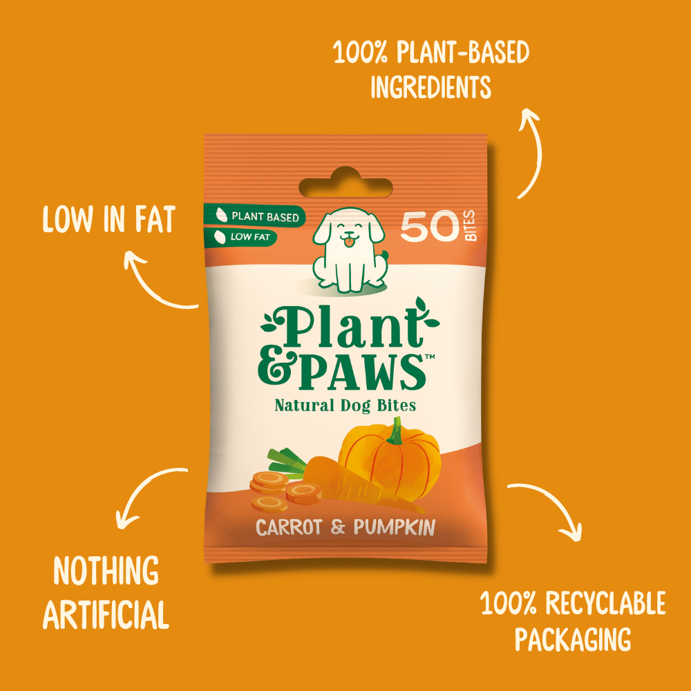 5 Pack Carrot and Pumpkin Natural Bites